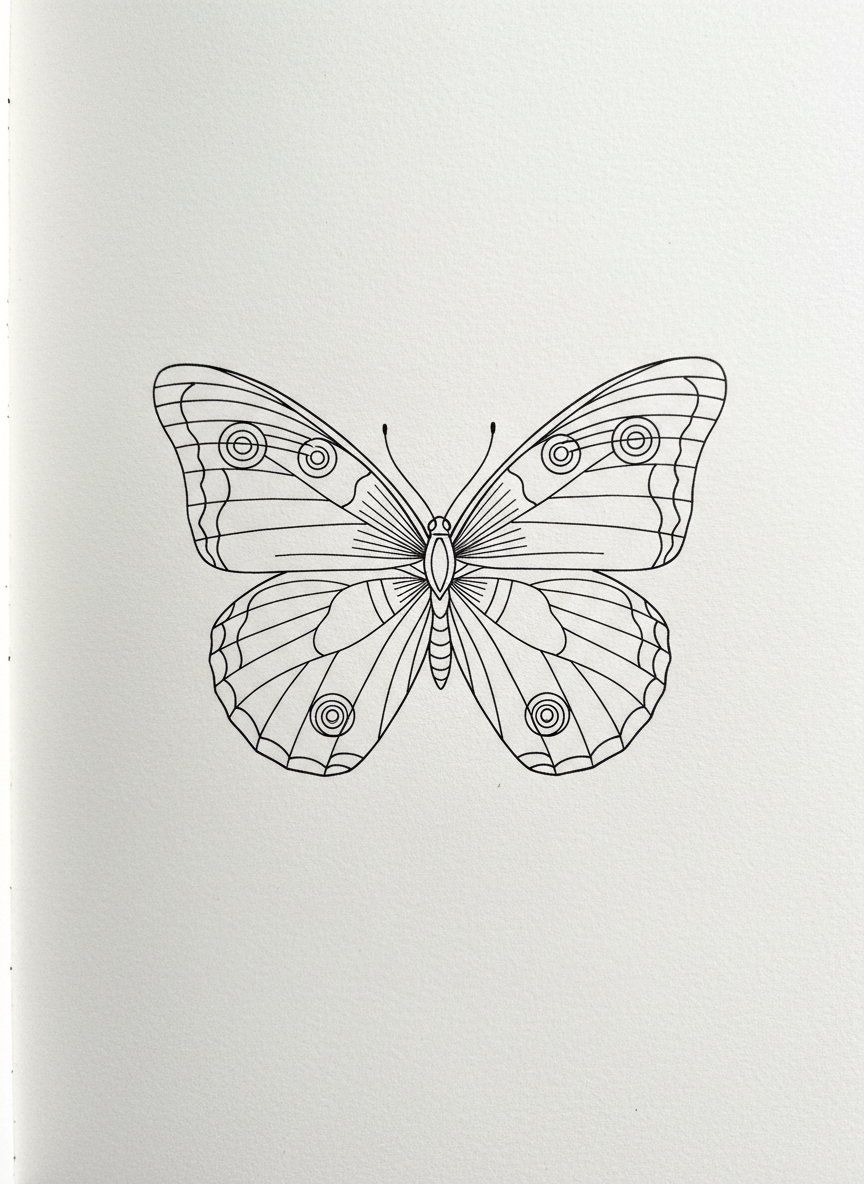 7. Borboleta Simétrica