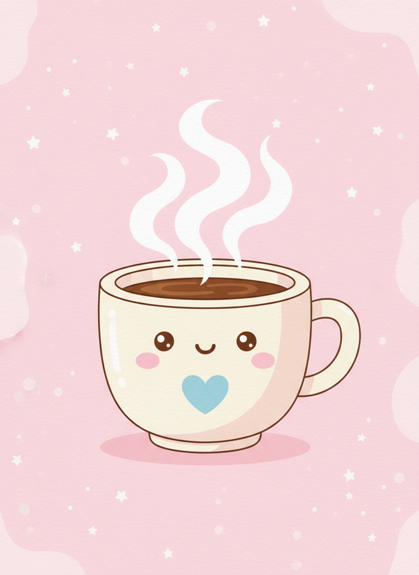 <h2>2. Xícara de Café Quentinho</h2>
<p>” class=”wp-image-ai” style=”width: 100%; height: auto; border-radius: 12px; margin: 24px 0; box-shadow: 0 4px 6px -1px rgb(0 0 0 / 0.1);” /></p></div>
<p><p>Desenhe um cilindro curto com as bordas arredondadas e uma alça na lateral. No centro da xícara, desenhe o clássico rostinho kawaii. Você pode adicionar pequenas linhas onduladas saindo do topo para representar o vapor do café ou chá.</p>
</p>
<h2>3. </p>
<h2>3. Cacto em um Vasinho</h2>
</h2>
<div class=