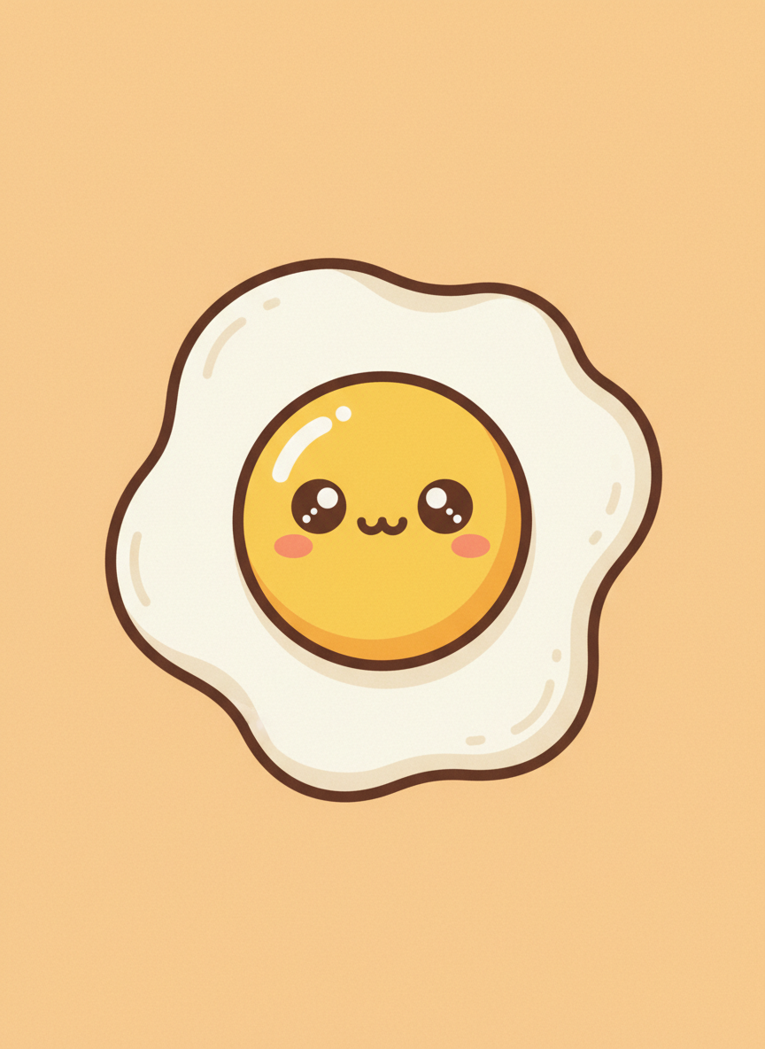 <h2>8. Ovinho Frito</h2>
<p>” class=”wp-image-ai” style=”width: 100%; height: auto; border-radius: 12px; margin: 24px 0; box-shadow: 0 4px 6px -1px rgb(0 0 0 / 0.1);” /></p></div>
<p><p>Desenhe uma forma branca ondulada e irregular para ser a clara e um círculo amarelo no meio para a gema. A gema é o lugar perfeito para colocar a carinha kawaii. É um desenho super rápido e ideal para soltar a mão.</p>
</p>
<h2>9. </p>
<h2>9. Cogumelo Mágico</h2>
</h2>
<div class=