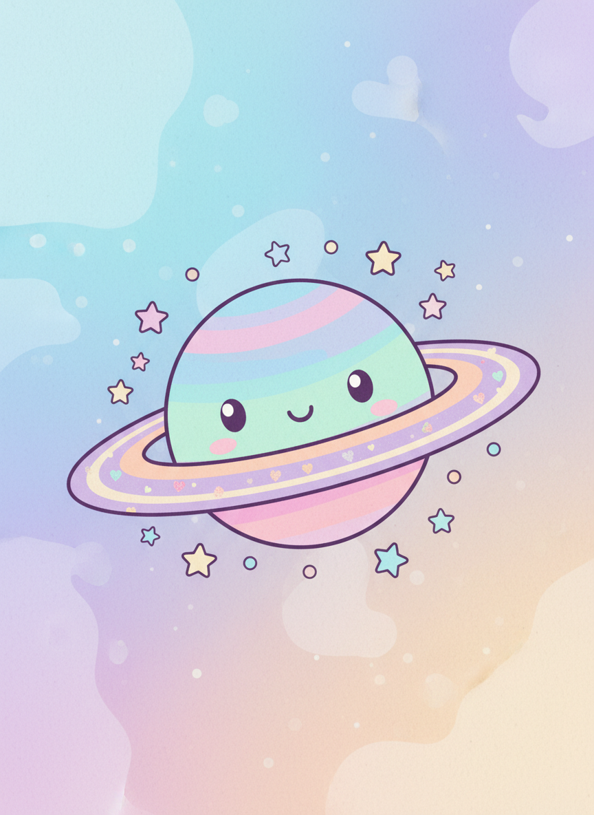 <h2>12. Planeta com Anéis</h2>
<p>” class=”wp-image-ai” style=”width: 100%; height: auto; border-radius: 12px; margin: 24px 0; box-shadow: 0 4px 6px -1px rgb(0 0 0 / 0.1);” /></p></div>
<p><p>Desenhe um círculo perfeito e uma elipse inclinada ao redor dele para fazer os anéis. Transforme seu planeta em um personagem adicionando olhos adoráveis e estrelinhas ao redor.</p>
</p>
<h2>13. </p>
<h2>13. Fantasminha Camarada</h2>
</h2>
<div class=