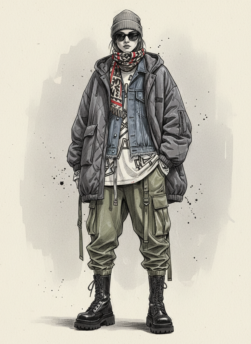 

<h2>12. Adicione roupas com personalidade</h2>
<p>” class=”wp-image-ai” style=”width: 100%; height: auto; border-radius: 12px; margin: 24px 0; box-shadow: 0 4px 6px -1px rgb(0 0 0 / 0.1);” /></p></div>
<p><p>A moda fala muito sobre quem desenhamos. Vista seu personagem de acordo com sua história, época e clima. Roupas largas transmitem conforto ou timidez, enquanto roupas justas e com camadas sob medida sugerem confiança, precisão e estilo.</p>
</p>
<h2>13. </p>
<h2>13. Estude como o tecido dobra e cai</h2>
</h2>
<div class=