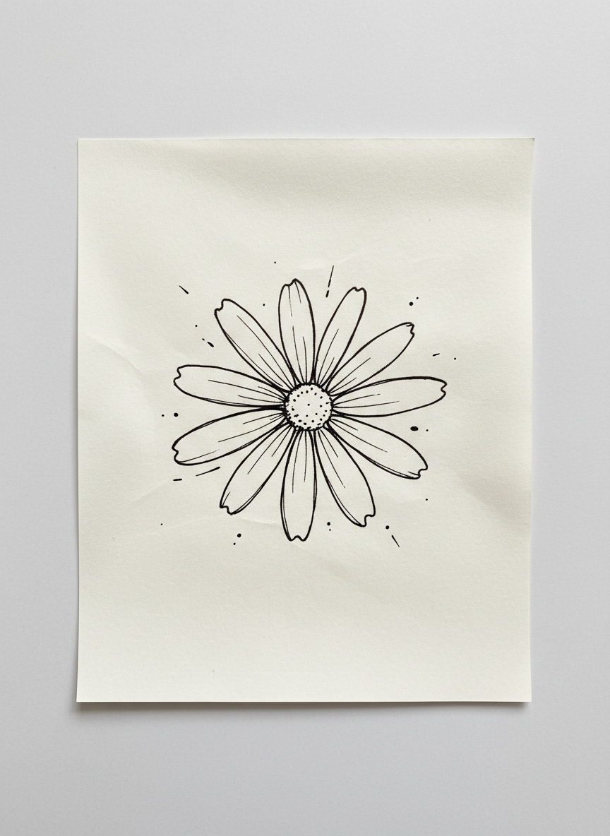 8. Margaridas Simples