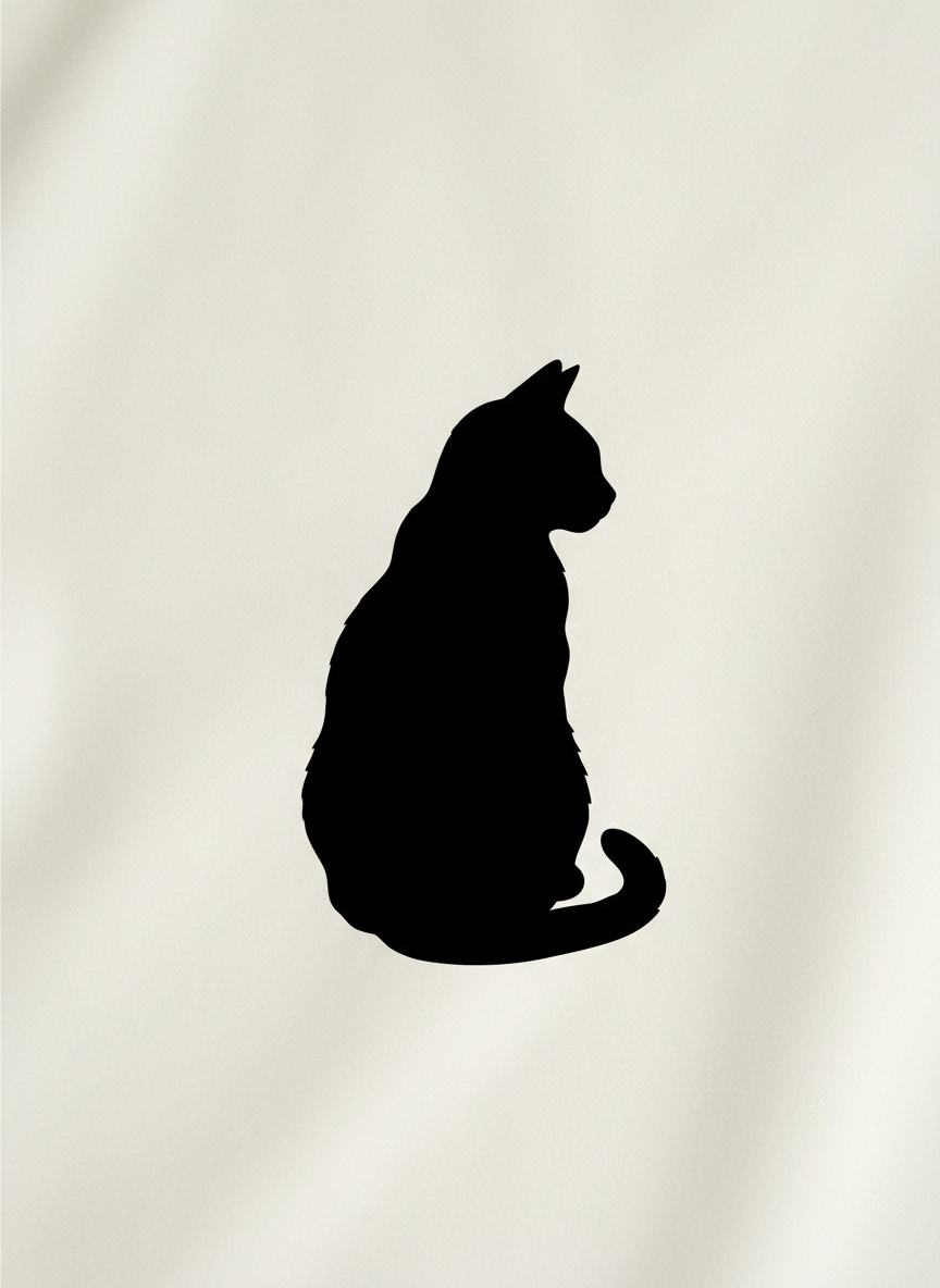 17. Silhueta de Gato