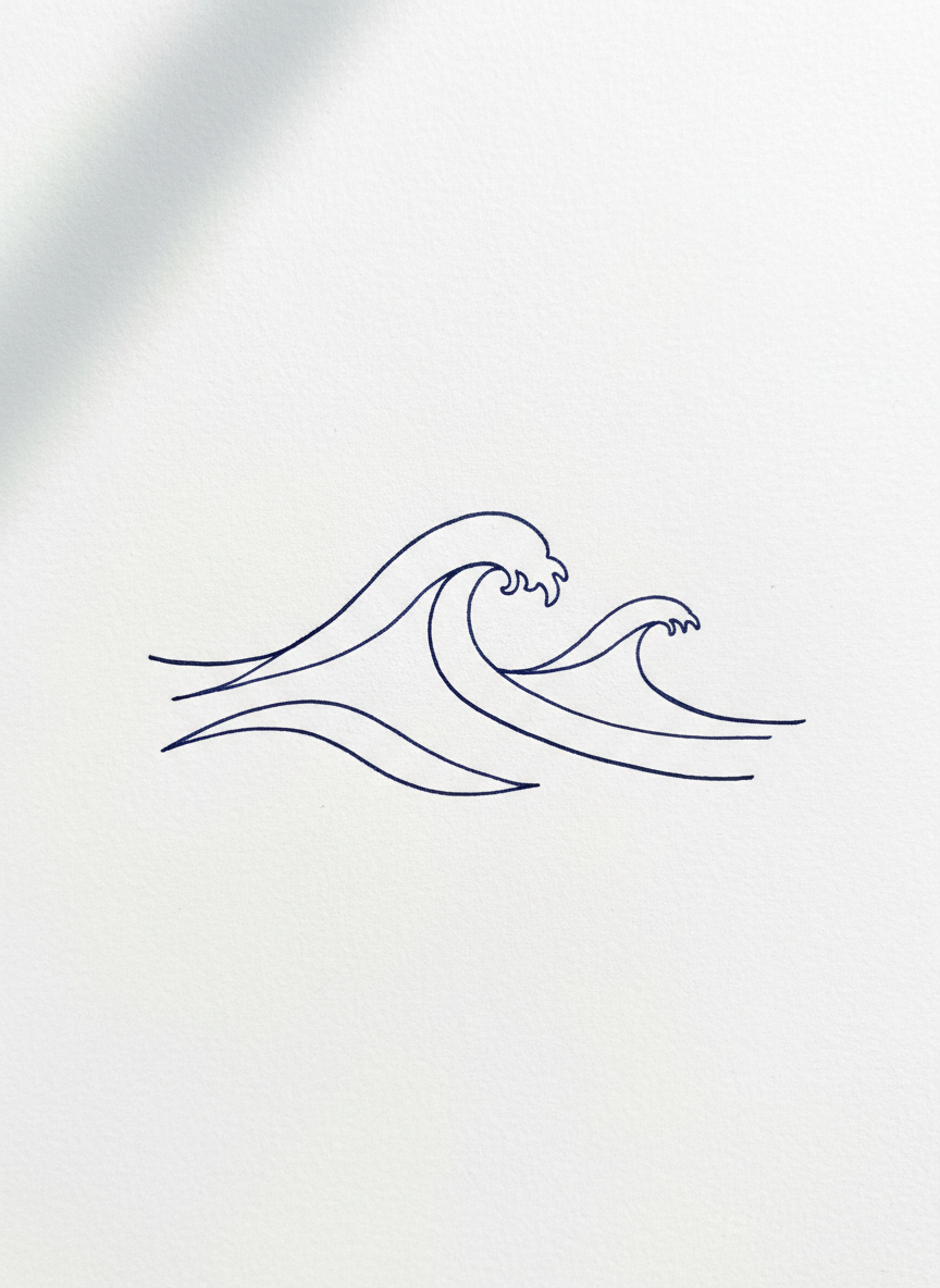 

<h2>3. Ondas do Mar</h2>
<p>” class=”wp-image-ai” style=”width: 100%; height: auto; border-radius: 12px; margin: 24px 0; box-shadow: 0 4px 6px -1px rgb(0 0 0 / 0.1);” /></p></div>
<p><p>Trace linhas curvas contínuas imitando o movimento das ondas. Esse padrão fluído transmite a sensação de tranquilidade típica do oceano, ideal para momentos de tensão.</p>
</p>
<h2>4. </p>
<h2>4. Folhas e Ramos</h2>
</h2>
<div class=