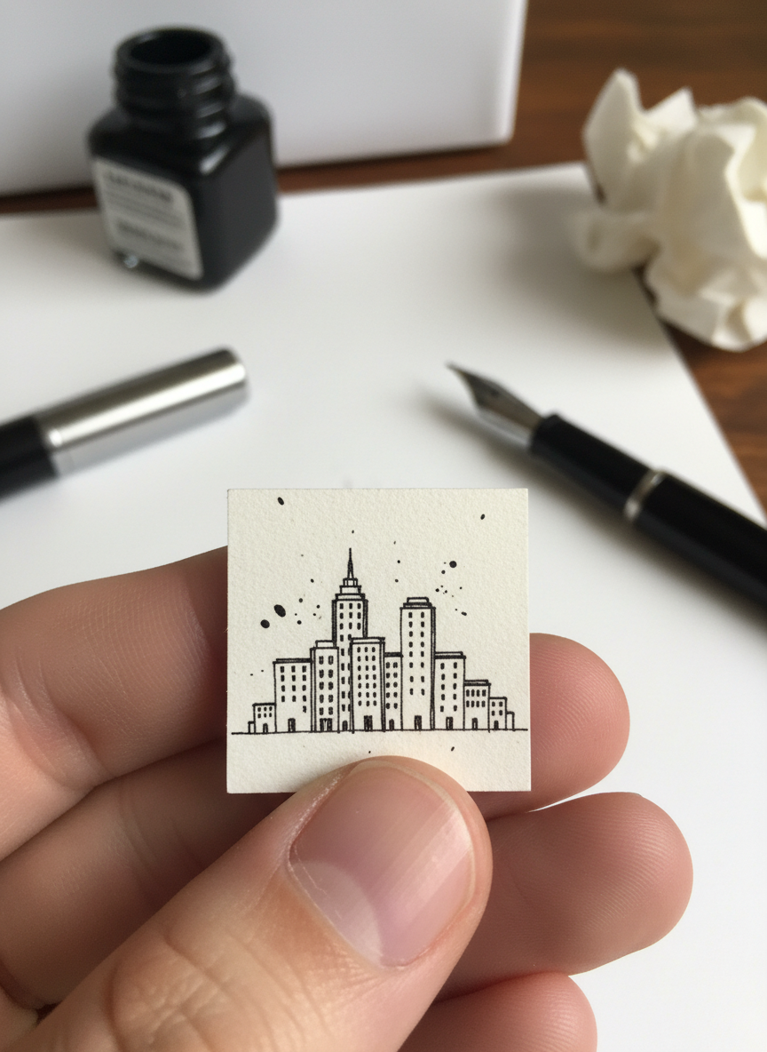 

<h2>7. Cidades em Miniatura</h2>
<p>” class=”wp-image-ai” style=”width: 100%; height: auto; border-radius: 12px; margin: 24px 0; box-shadow: 0 4px 6px -1px rgb(0 0 0 / 0.1);” /></p></div>
<p><p>Desenhe pequenos retângulos e quadrados lado a lado com janelinhas. É divertido e requer uma concentração leve que afasta as preocupações diárias.</p>
</p>
<h2>8. </p>
<h2>8. Galáxia e Estrelas</h2>
</h2>
<div class=