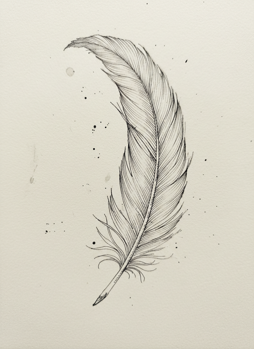 

<h2>19. Penas Delicadas</h2>
<p>” class=”wp-image-ai” style=”width: 100%; height: auto; border-radius: 12px; margin: 24px 0; box-shadow: 0 4px 6px -1px rgb(0 0 0 / 0.1);” /></p></div>
<p><p>Desenhe uma linha central e puxe pequenos fios para fora. A textura visual da pena lembra a maciez e ajuda a acalmar o sistema nervoso.</p>
</p>
<h2>20. </p>
<h2>20. Formas de Pedras</h2>
</h2>
<div class=