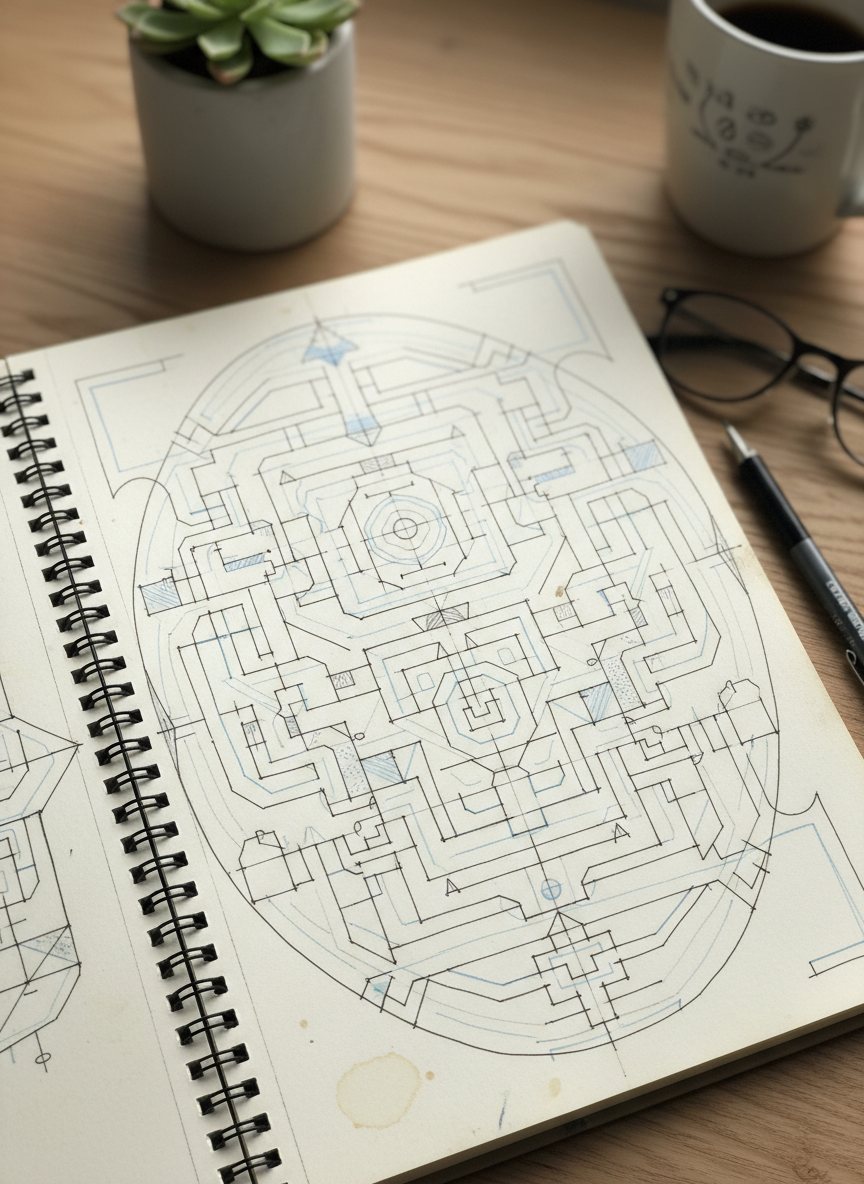 

<h2>22. Labirintos Inventados</h2>
<p>” class=”wp-image-ai” style=”width: 100%; height: auto; border-radius: 12px; margin: 24px 0; box-shadow: 0 4px 6px -1px rgb(0 0 0 / 0.1);” /></p></div>
<p><p>Desenhe paredes de um labirinto começando das bordas até o centro. A complexidade do processo prende a atenção da mente ansiosa, trazendo-a para o presente.</p>
</p>
<p><p>Praticar doodles não requer perfeição técnica nem materiais caros. É uma expressão livre e espontânea projetada unicamente para trazer paz e clareza mental. Esperamos que estas 22 ideias criativas de doodle sirvam de inspiração para você reservar alguns minutos do seu dia, pegar uma caneta e simplesmente deixar as linhas fluírem. Lembre-se, o objetivo não é criar uma obra-prima, mas sim encontrar a calma no traçado de cada curva. Bom relaxamento!</p></p>
		</div>

				<footer class=