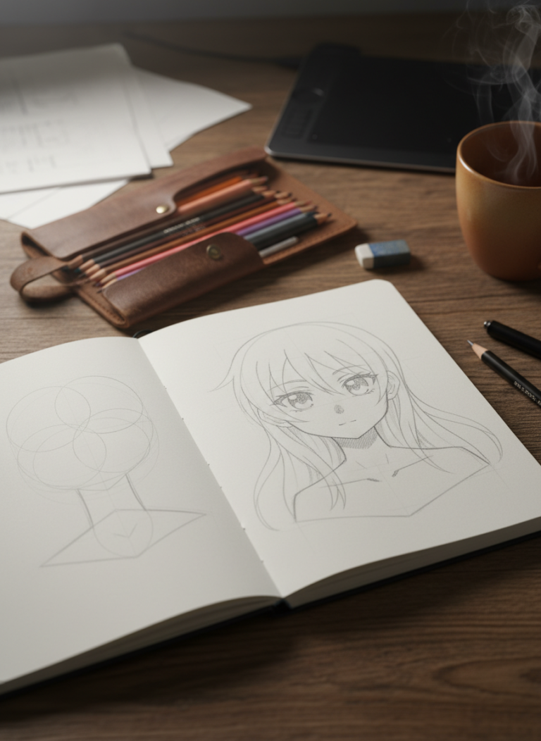 23 maneiras de desenhar anime fácil em casa