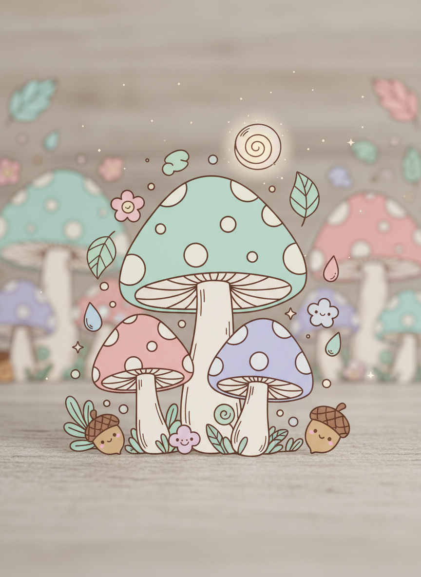 11. Pequenos Cogumelos Mágicos