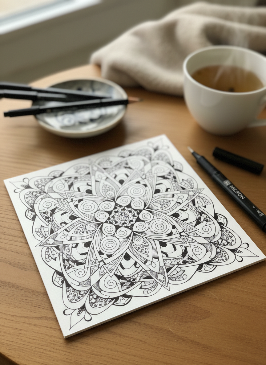 4. Arte Zentangle