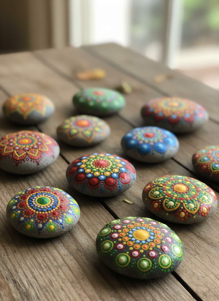 6. Pintura em Pedras