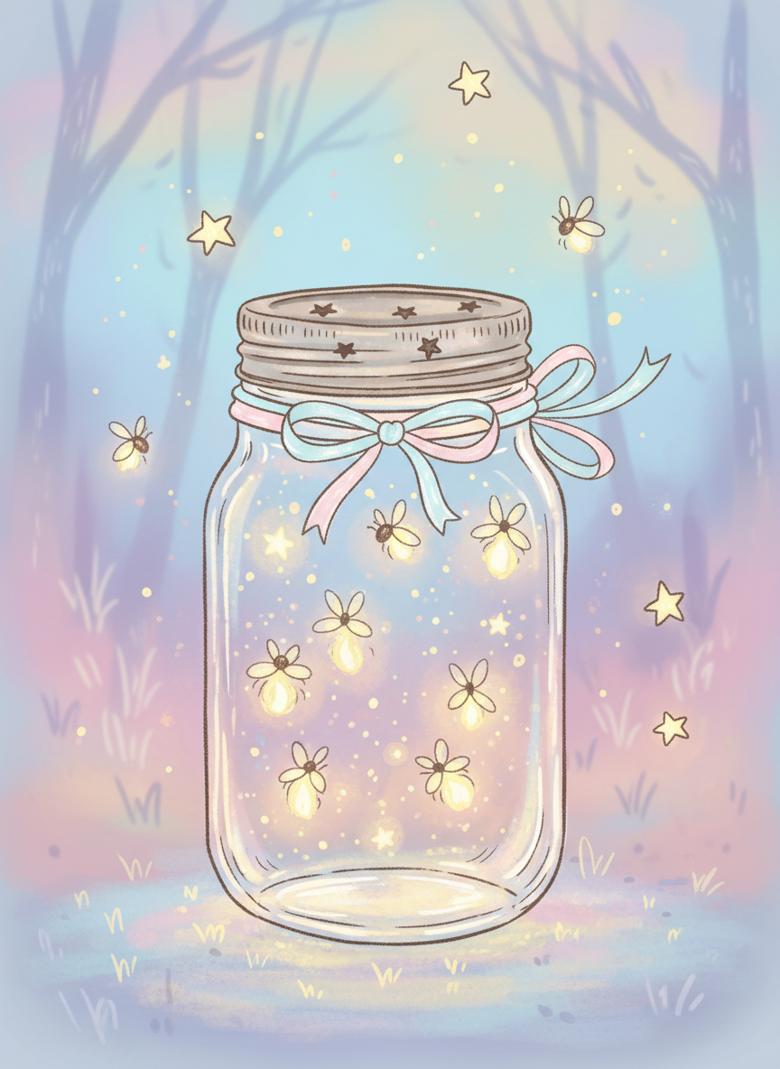 21. Potes de Vidro com Vagalumes