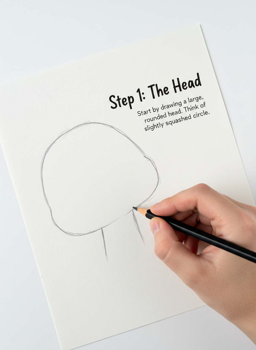 

<h2>13. Girafinha de Pernas Curtas</h2>
<p>” class=”wp-image-ai” style=”width: 100%; height: auto; border-radius: 12px; margin: 24px 0; box-shadow: 0 4px 6px -1px rgb(0 0 0 / 0.1);” /></p></div>
<p><p>No estilo kawaii, pernas compridas são intencionalmente encurtadas. Desenhe um pescoço grosso e mais curtinho que o real. A cabeça é oval com dois chifrinhos (ossicones) redondos no topo. Adicione orelhas como folhas e manchas irregulares nas costas.</p>
</p>
<h2>14. </p>
<h2>14. Elefantinho Feliz com Tromba para Cima</h2>
</h2>
<div class=