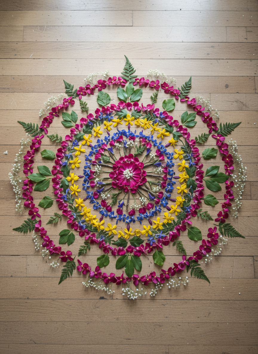 9. Mandalas de Elementos Naturais