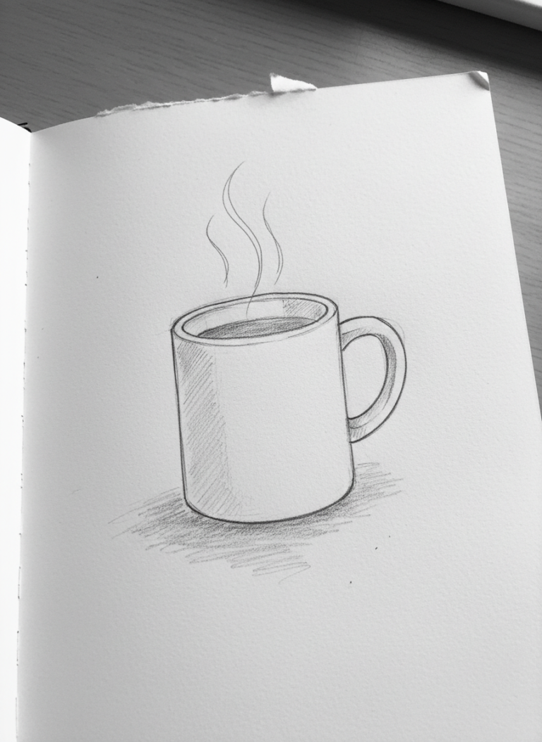 21 inspirações de sketch simples para iniciantes