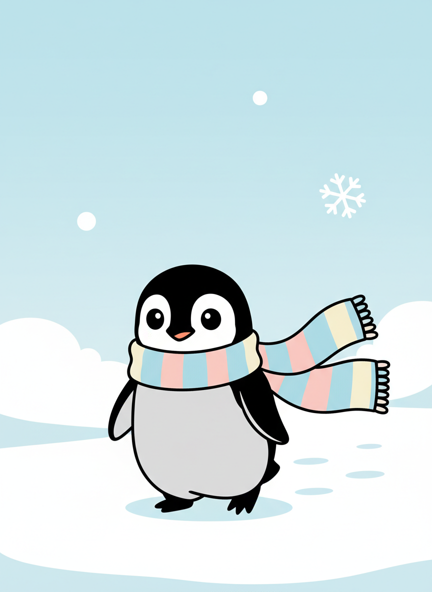 

<h2>5. Pinguim de Cachecol</h2>
<p>” class=”wp-image-ai” style=”width: 100%; height: auto; border-radius: 12px; margin: 24px 0; box-shadow: 0 4px 6px -1px rgb(0 0 0 / 0.1);” /></p></div>
<p><p>Para praticar formas ovais, o pinguim é o personagem ideal. Adicione um cachecol listrado bem grande e texturizado para criar contraste entre a lisura das penas e a lã do acessório.</p>
</p>
<h2>6. </p>
<h2>6. Xícara de Café Sonolenta</h2>
</h2>
<div class=