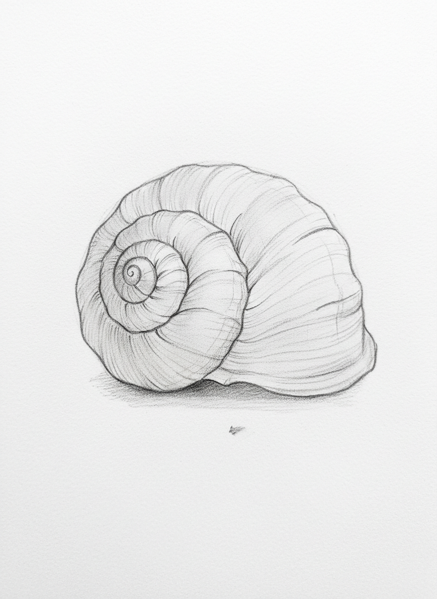 

<h2>16. Conchas do Mar</h2>
<p>” class=”wp-image-ai” style=”width: 100%; height: auto; border-radius: 12px; margin: 24px 0; box-shadow: 0 4px 6px -1px rgb(0 0 0 / 0.1);” /></p></div>
<p><p>As conchas espirais ou em formato de leque são excelentes para estudar proporção e ritmo visual. Acompanhar as linhas curvas da estrutura é um exercício relaxante.</p>
</p>
<h2>17. </p>
<h2>17. Passarinhos Simples</h2>
</h2>
<div class=