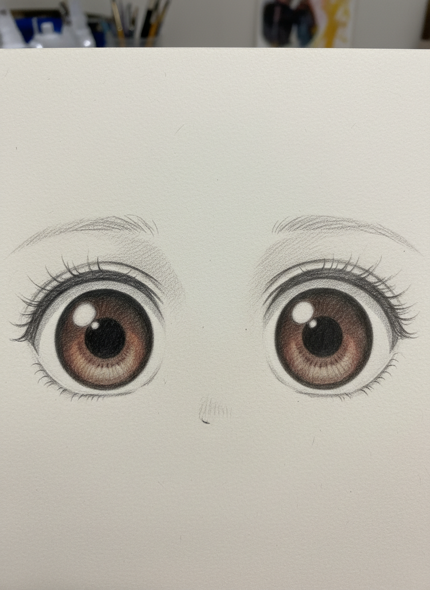 

<h2>11. Olhos Infantis (Redondos e Inocentes)</h2>
<p>” class=”wp-image-ai” style=”width: 100%; height: auto; border-radius: 12px; margin: 24px 0; box-shadow: 0 4px 6px -1px rgb(0 0 0 / 0.1);” /></p></div>
<p><p>Para desenhar crianças pequenas ou bebês no estilo anime, deixe o formato do olho perfeitamente redondo. Os cílios devem ser curtos e delicados, e a íris deve ocupar quase todo o espaço em branco do globo ocular. A distância entre os dois olhos costuma ser um pouco maior.</p>
</p>
<h2>12. </p>
<h2>12. Olhos de Perfil (Vista Lateral)</h2>
</h2>
<div class=