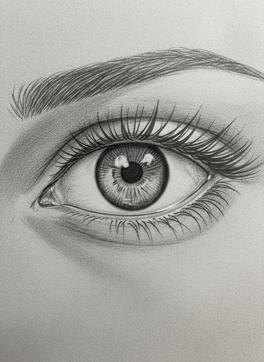 

<h2>13. Olhos Realistas de Mangá (Estilo Seinen)</h2>
<p>” class=”wp-image-ai” style=”width: 100%; height: auto; border-radius: 12px; margin: 24px 0; box-shadow: 0 4px 6px -1px rgb(0 0 0 / 0.1);” /></p></div>
<p><p>Mangás voltados para adultos (seinen) costumam usar proporções mais próximas da realidade. Para desenhar esse estilo, reduza o tamanho da íris, desenhe a carúncula lacrimal (o cantinho interno do olho) e adicione pálpebras superiores e inferiores mais definidas e anatômicas.</p>
</p>
<h2>14. </p>
<h2>14. Olhos Mágicos (Pupilas com Símbolos)</h2>
</h2>
<div class=