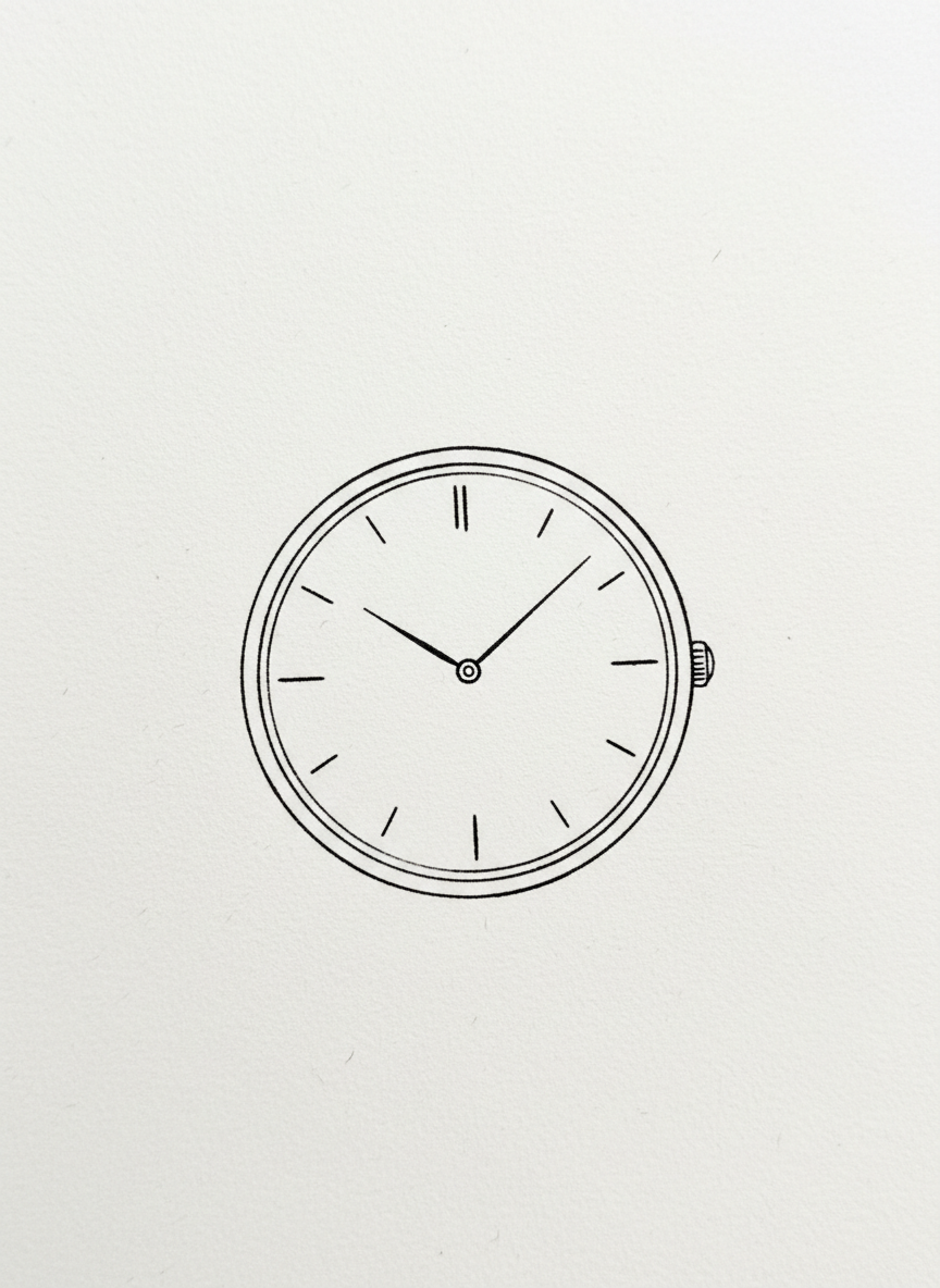 

<h2>16. Relógio Clássico de Pulso</h2>
<p>” class=”wp-image-ai” style=”width: 100%; height: auto; border-radius: 12px; margin: 24px 0; box-shadow: 0 4px 6px -1px rgb(0 0 0 / 0.1);” /></p></div>
<p><p>Faça um círculo perfeito para o mostrador principal e algumas linhas retas para representar a pulseira de couro. Você pode focar em desenhar apenas os ponteiros finos marcando a sua hora favorita do dia.</p>
</p>
<h2>17. </p>
<h2>17. Câmera Fotográfica Vintage</h2>
</h2>
<div class=