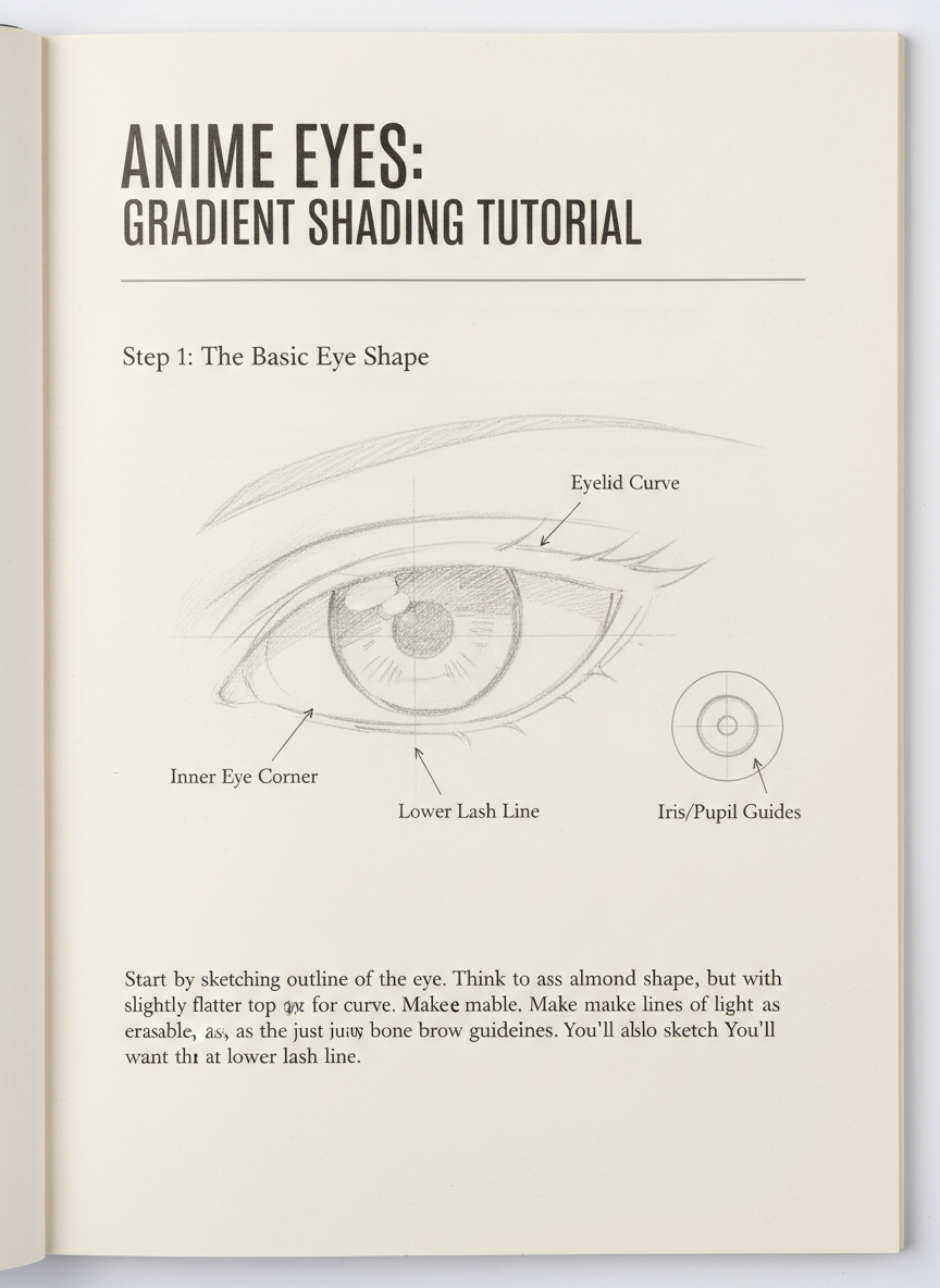 

<h2>20. Olhos com Sombreado Gradiente Básico</h2>
<p>” class=”wp-image-ai” style=”width: 100%; height: auto; border-radius: 12px; margin: 24px 0; box-shadow: 0 4px 6px -1px rgb(0 0 0 / 0.1);” /></p></div>
<p><p>O sombreado finaliza a arte. A forma mais fácil de preencher a íris é usando um gradiente: use o lápis de forma pesada na parte de cima, perto da pálpebra, criando uma sombra escura. Vá aliviando a pressão ao descer em direção à base do olho, mantendo o fundo claro.</p>
</p>
<p><p>Desenhar olhos de anime é uma das partes mais divertidas e recompensadoras da criação de personagens. Como vimos nestas <strong>20 formas de desenhar olhos de anime fácil</strong>, pequenas mudanças no formato, ângulo da sobrancelha, tamanho da íris ou adição de reflexos de luz podem alterar completamente a personalidade e o humor do seu desenho. A chave para a perfeição é a prática constante e a observação de suas séries favoritas. Não tenha medo de misturar estilos, quebrar regras e criar os seus próprios olhares únicos. Continue praticando as formas básicas, experimente diferentes emoções e, acima de tudo, divirta-se imensamente no processo criativo!</p></p>
		</div>

				<footer class=