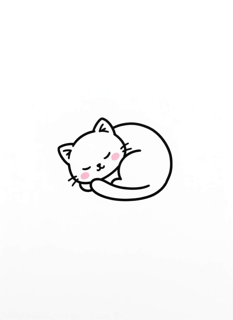 22 desenhos fofos com passos simples para iniciantes