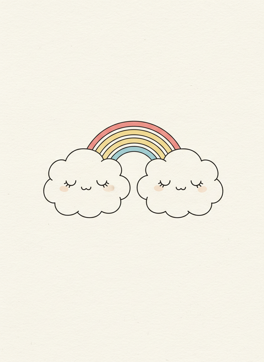 7. Nuvens com Arco-íris