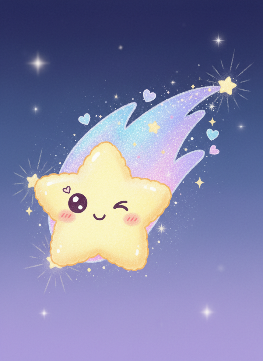 10. Estrela Cadente Fofa