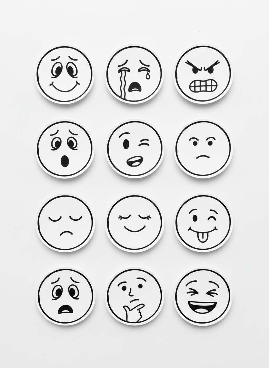 

<h2>17. Explore Expressões Faciais</h2>
<p>” class=”wp-image-ai” style=”width: 100%; height: auto; border-radius: 12px; margin: 24px 0; box-shadow: 0 4px 6px -1px rgb(0 0 0 / 0.1);” /></p></div>
<p><p>Faça uma série de círculos e desenhe diferentes emoções em cada um: alegria, tristeza, raiva, surpresa. É um ótimo treino para quem deseja começar no mundo da ilustração.</p>
</p>
<h2>18. </p>
<h2>18. Crie uma Cidade em Miniatura</h2>
</h2>
<div class=