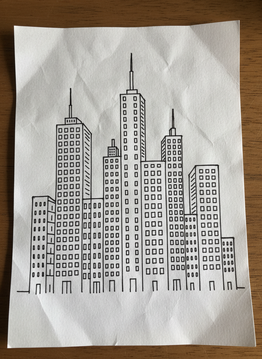 

<h2>18. Crie uma Cidade em Miniatura</h2>
<p>” class=”wp-image-ai” style=”width: 100%; height: auto; border-radius: 12px; margin: 24px 0; box-shadow: 0 4px 6px -1px rgb(0 0 0 / 0.1);” /></p></div>
<p><p>Desenhe retângulos de diferentes alturas lado a lado para fazer prédios. Adicione pequenos quadrados para as janelas e crie seu próprio skyline de cidade.</p>
</p>
<h2>19. </p>
<h2>19. Brinque com Fitas e Banners</h2>
</h2>
<div class=