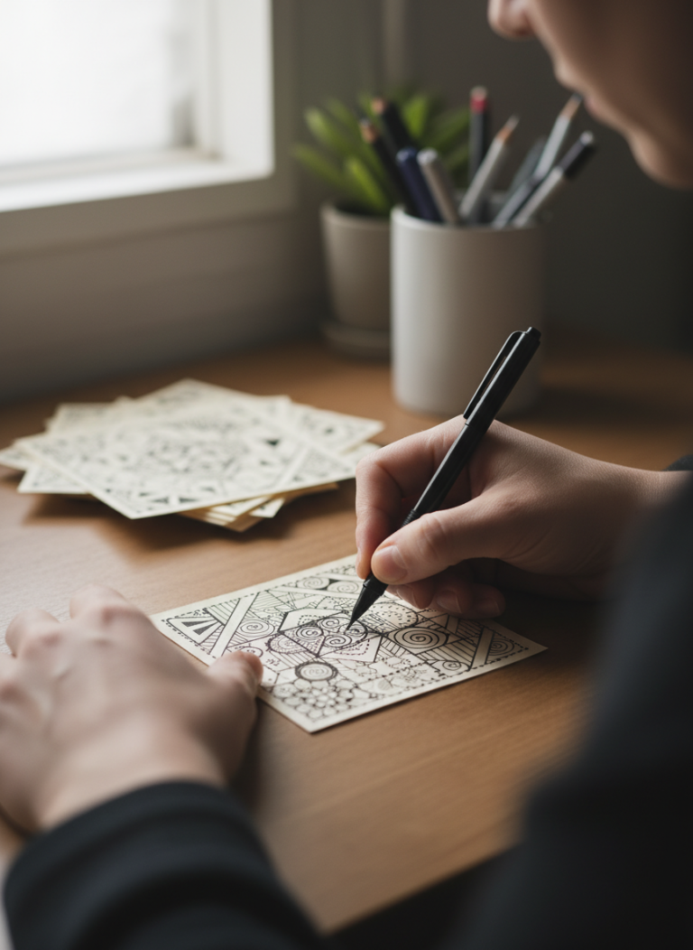 21 ideias de arte rápida para relaxamento diário