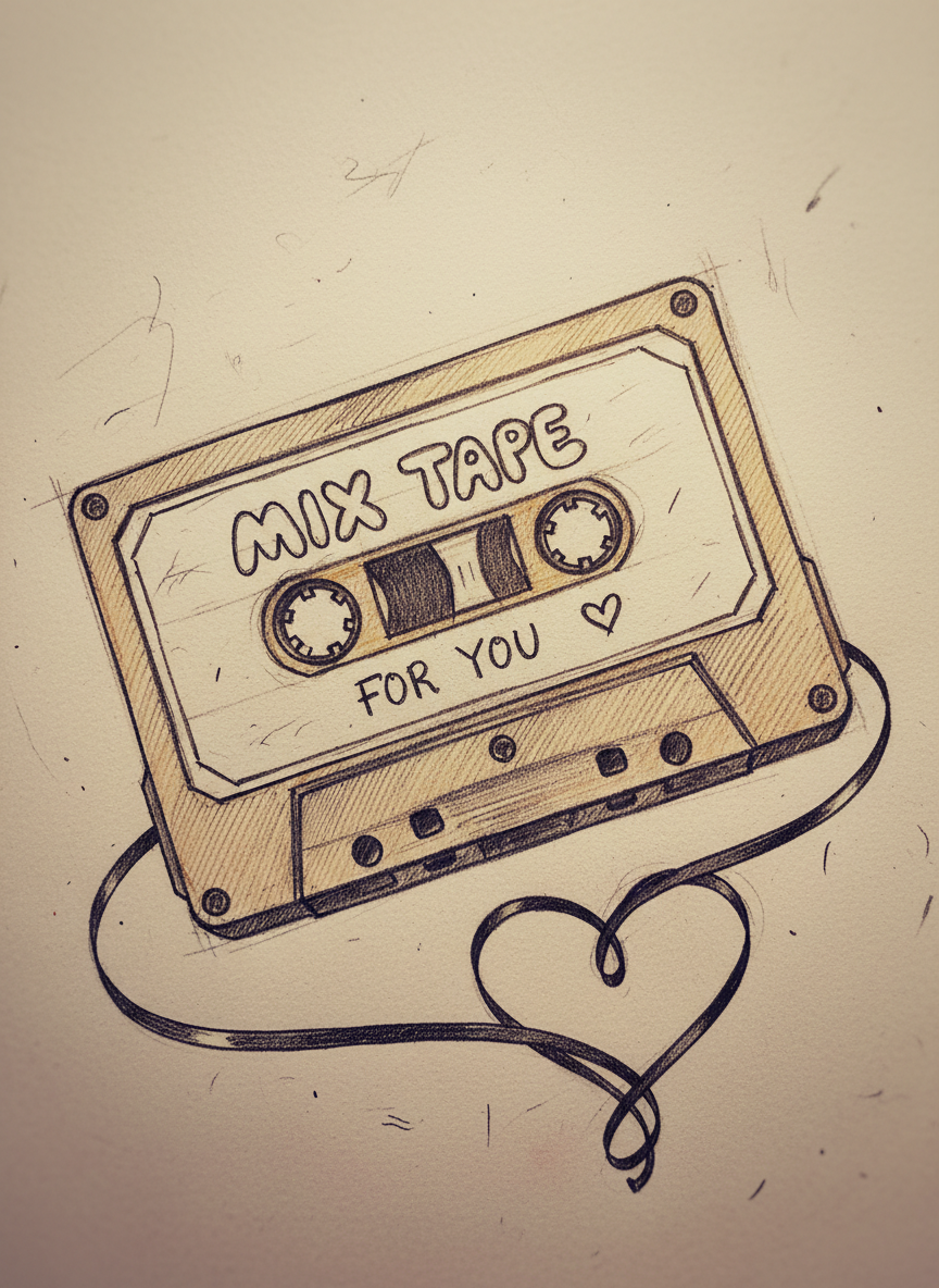 <h2>2. Fitas Cassete Antigas</h2>
<p>” class=”wp-image-ai” style=”width: 100%; height: auto; border-radius: 12px; margin: 24px 0; box-shadow: 0 4px 6px -1px rgb(0 0 0 / 0.1);” /></p></div>
<p><p>A nostalgia dos anos 80 e 90 é forte na estética atual. Desenhar fitas cassete com fitas emaranhadas ou rótulos personalizados ajuda a praticar linhas retas e lettering, além de trazer uma vibe musical muito charmosa.</p>
</p>
<h2>3. </p>
<h2>3. Plantas de Interior (Monstera e Cactos)</h2>
</h2>
<div class=