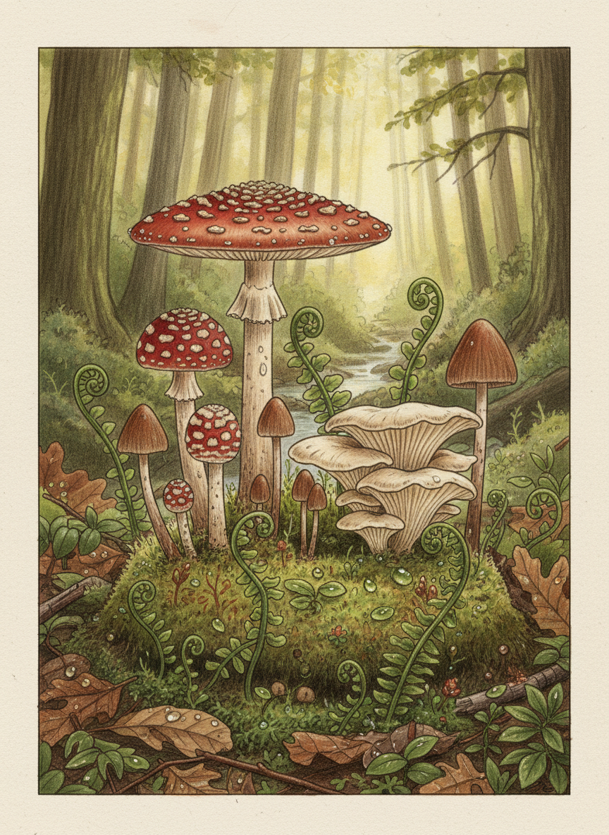 <h2>11. Cogumelos Mágicos (Cottagecore)</h2>
<p>” class=”wp-image-ai” style=”width: 100%; height: auto; border-radius: 12px; margin: 24px 0; box-shadow: 0 4px 6px -1px rgb(0 0 0 / 0.1);” /></p></div>
<p><p>Mergulhe na estética cottagecore desenhando cogumelos de diferentes tamanhos e formatos. Eles são orgânicos, adoráveis e permitem muita liberdade criativa com suas manchas e texturas.</p>
</p>
<h2>12. </p>
<h2>12. Borboletas Minimalistas</h2>
</h2>
<div class=