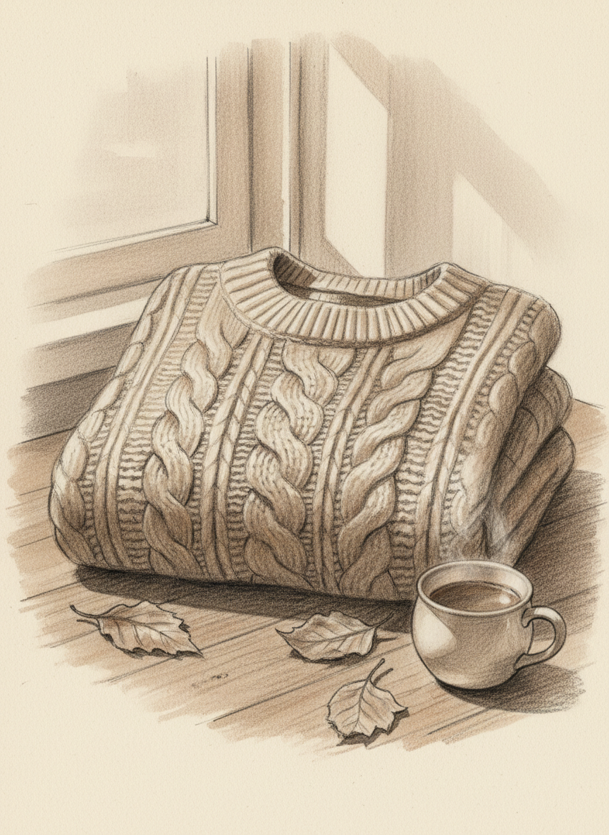 <h2>19. Roupas Dobradas e Suéteres Oversized</h2>
<p>” class=”wp-image-ai” style=”width: 100%; height: auto; border-radius: 12px; margin: 24px 0; box-shadow: 0 4px 6px -1px rgb(0 0 0 / 0.1);” /></p></div>
<p><p>Treinar o caimento e as dobras de tecidos é crucial para qualquer desenhista. Um suéter gigante dobrado ou pendurado traz aquela vibe confortável de outono e ajuda a entender volume.</p>
</p>
<h2>20. </p>
<h2>20. Disquete dos Anos 90</h2>
</h2>
<div class=